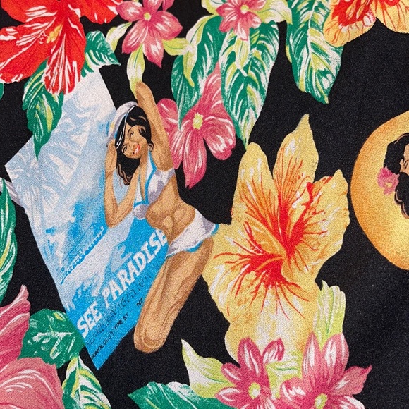 Nicole Miller Maxi Tropical Print - Picture 5 of 8